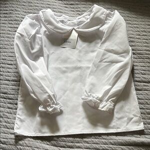 The Beaufort Bonnet Company White Blouse with Peter Pan Collar